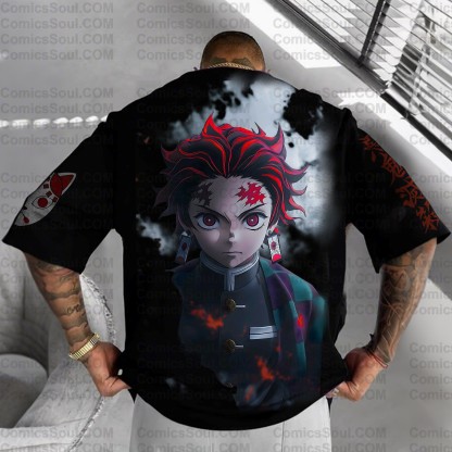 Unisex  " Demon slayer " Anime Inspired Vintage T-Shirt