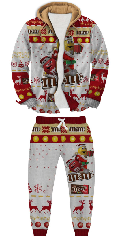 Gamechangerla®Men's Fake Two Gradient Plaid Long-Sleeved Shirts Jacket Set 5fd6