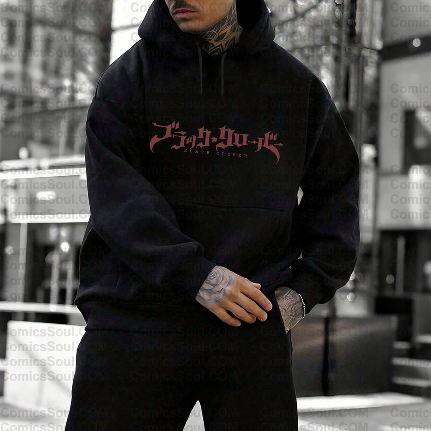 Plus Velvet Unisex Anime Graphic Streetwear Vintage Hoodie