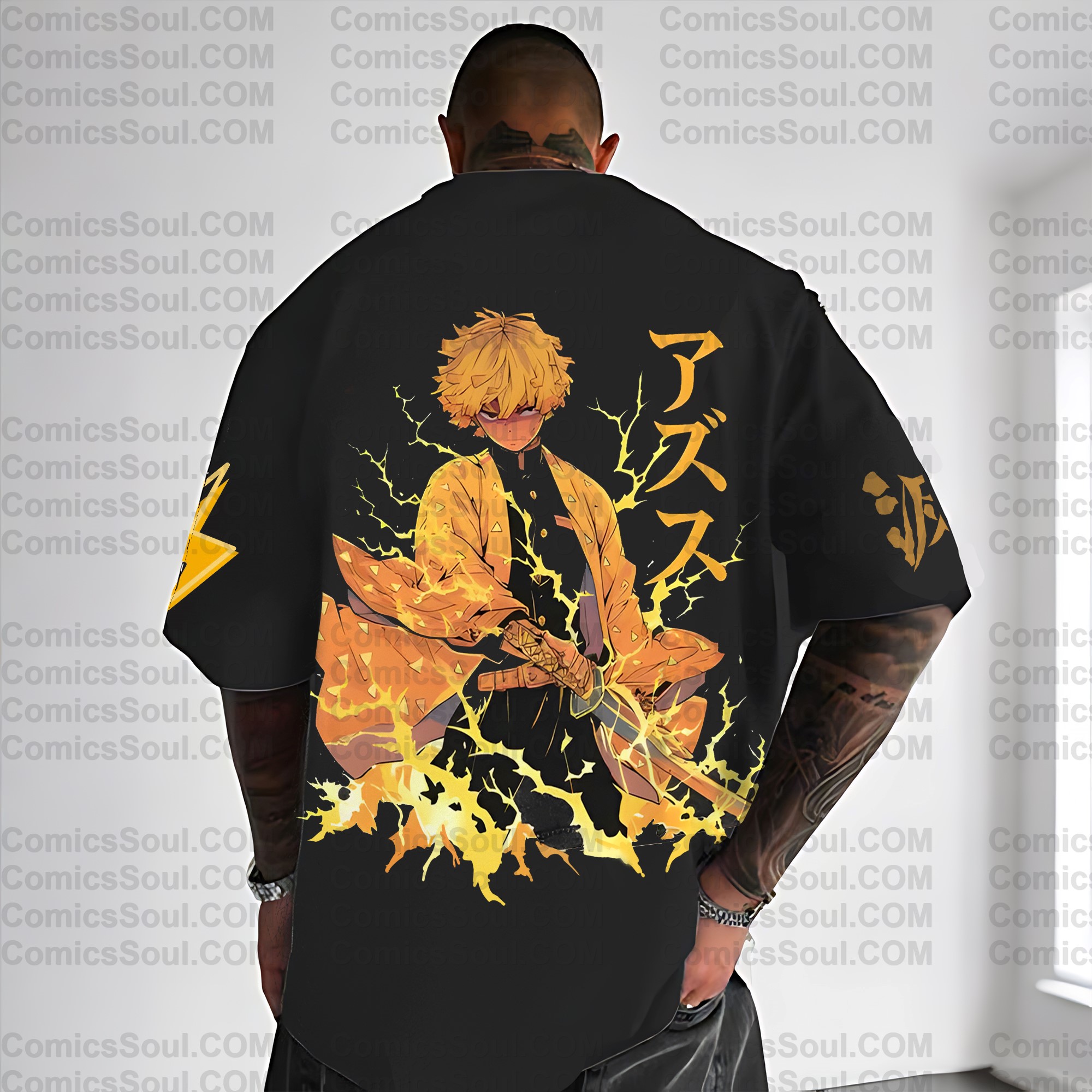 Unisex Anime Inspired Vintage T-Shirt丨Demon Slayer