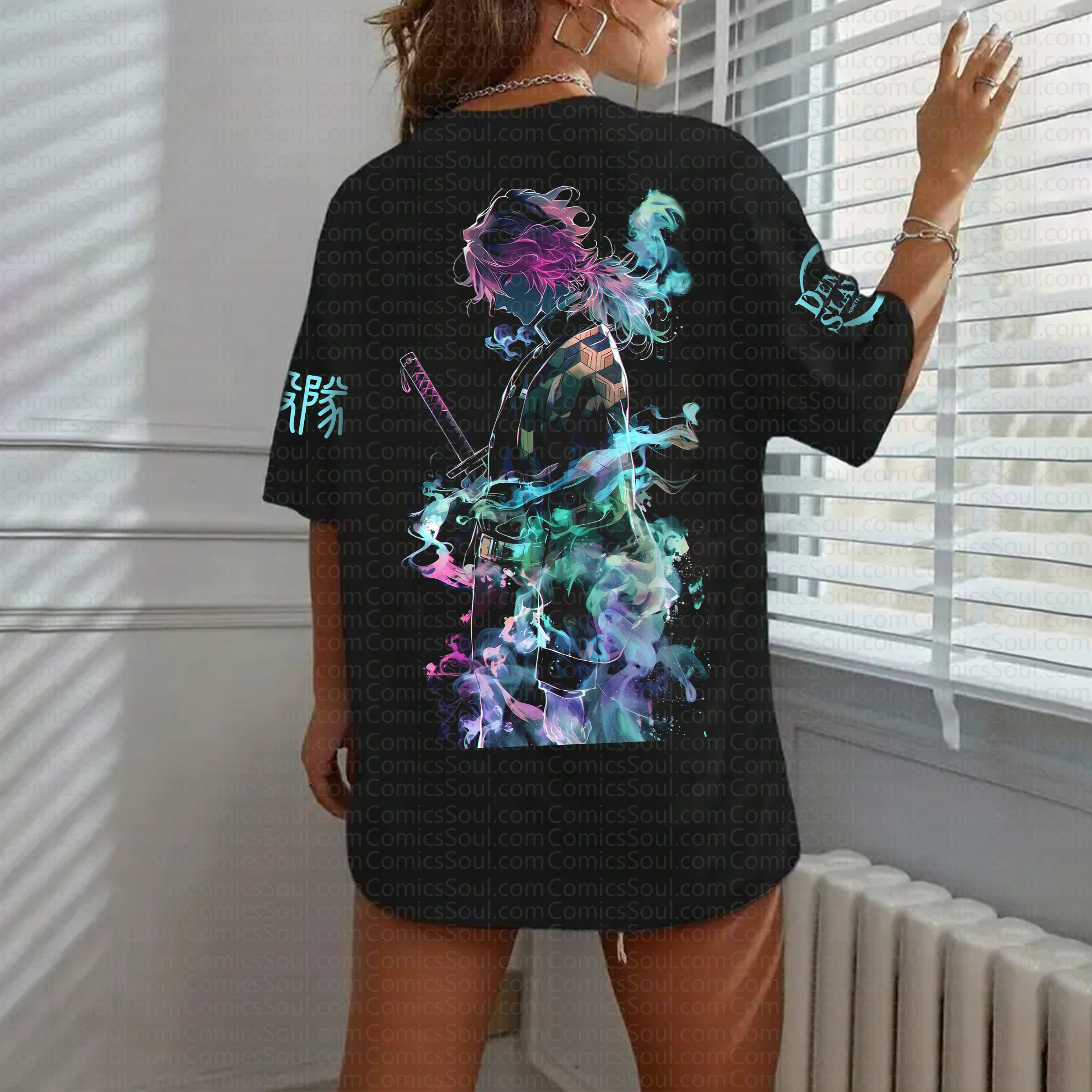 "Demon Slayer" Anime Inspired Vintage T-Shirt