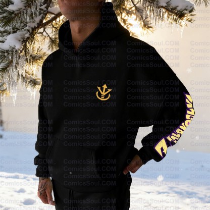 Plus Velvet Unisex Anime Graphic Streetwear Vintage Hoodie