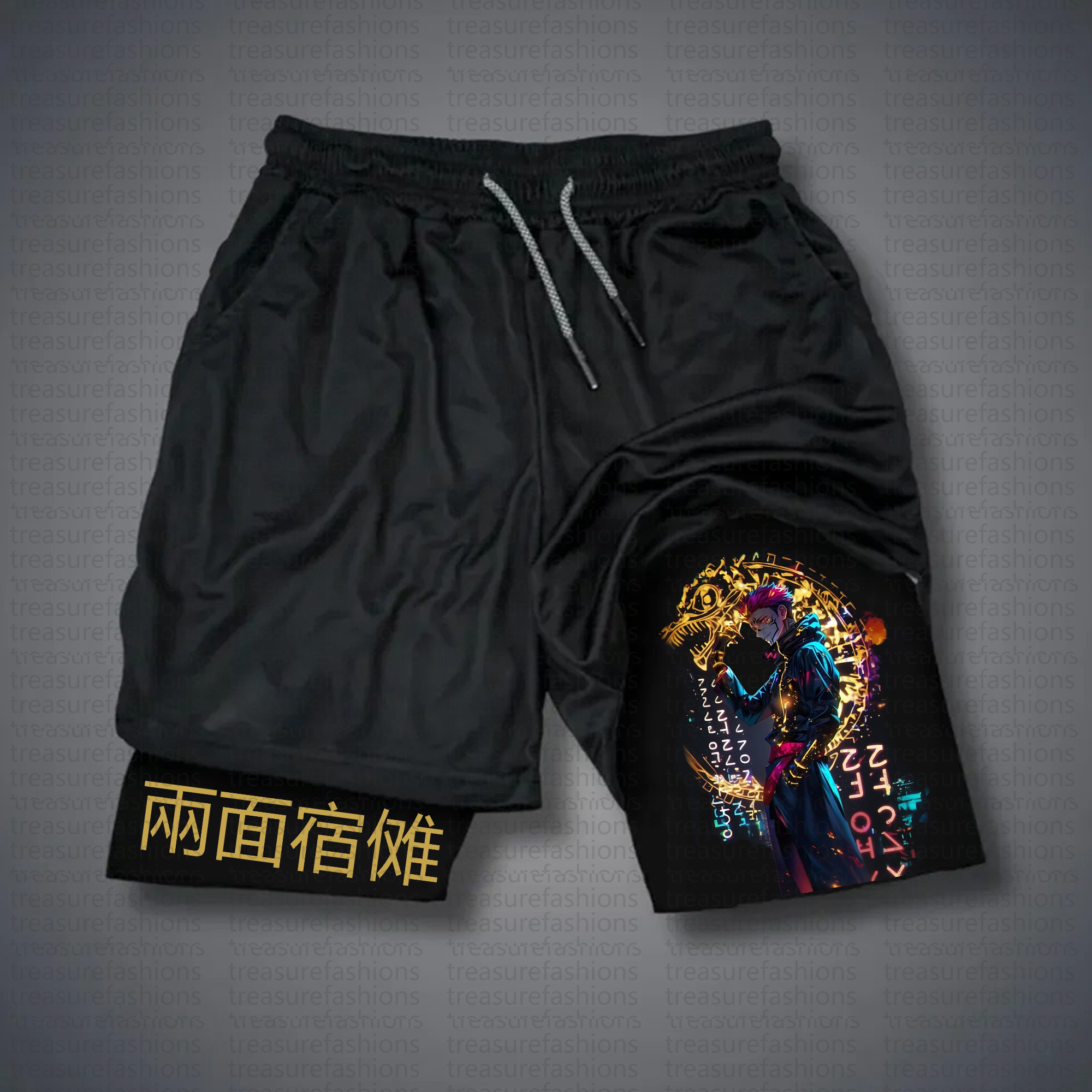 Unisex “ Jujutsu Kaisen” Casual Streetwear Shorts
