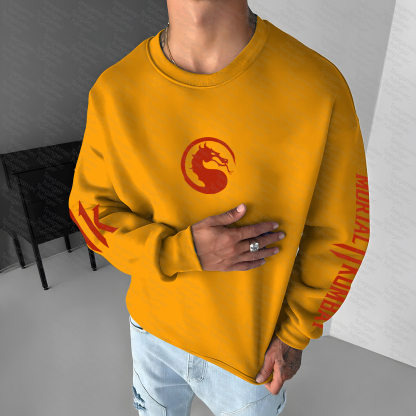 Unisex "Mortal Kombat" Anime Graphic Inspired Vintage Sweatshirt