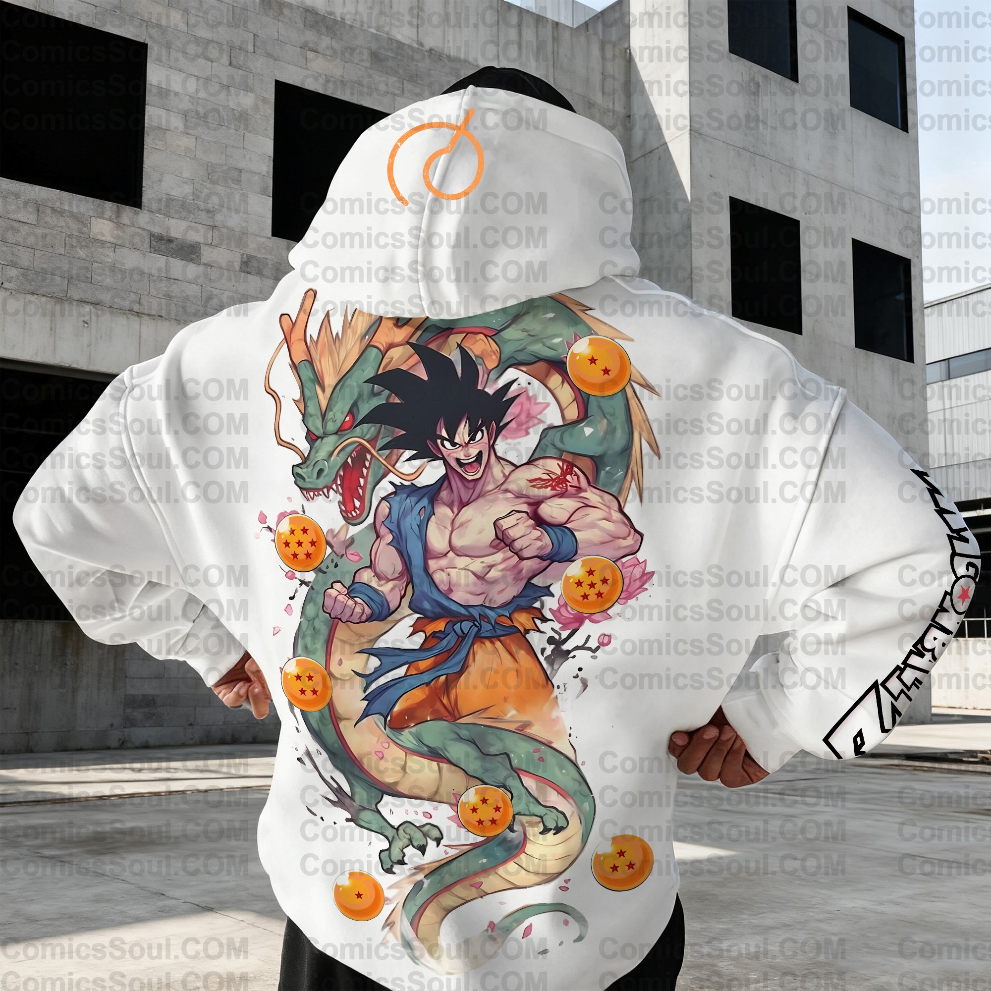 Plus Velvet Unisex Anime Graphic Streetwear Vintage Hoodie