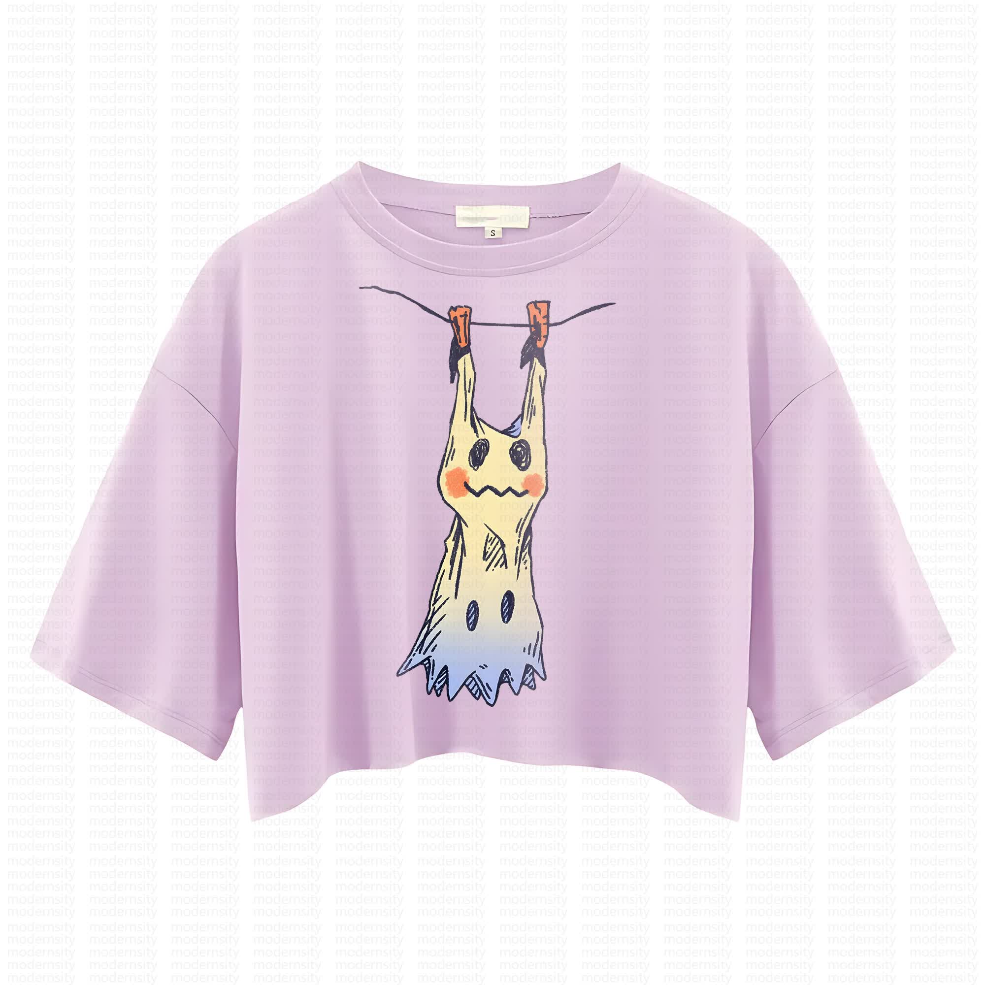 Cute and playful "Pokémon" summer women's cropped top