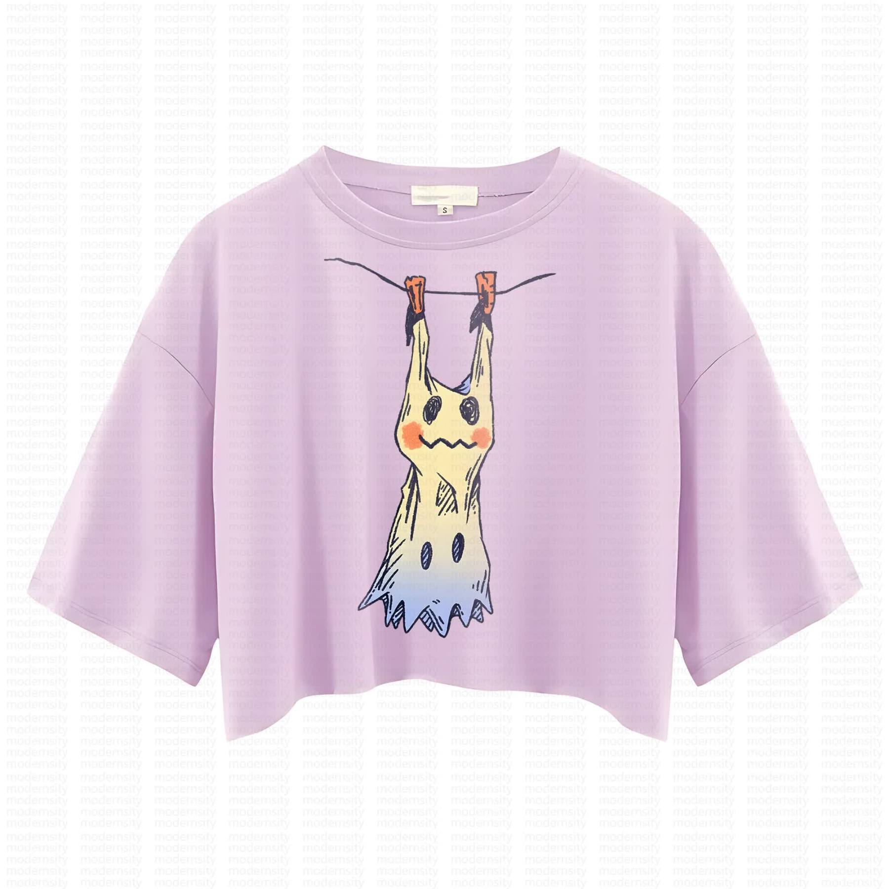 Cute and playful "Pokémon" summer women's cropped top