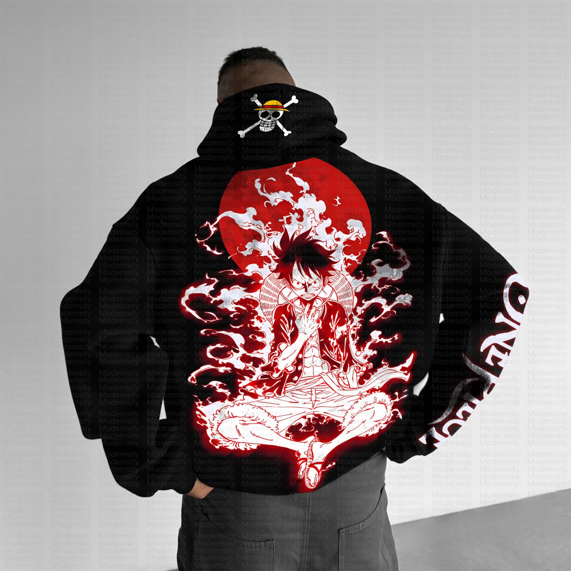 Unisex “One Piece” Anime Print  Casual Oversized Hoodie