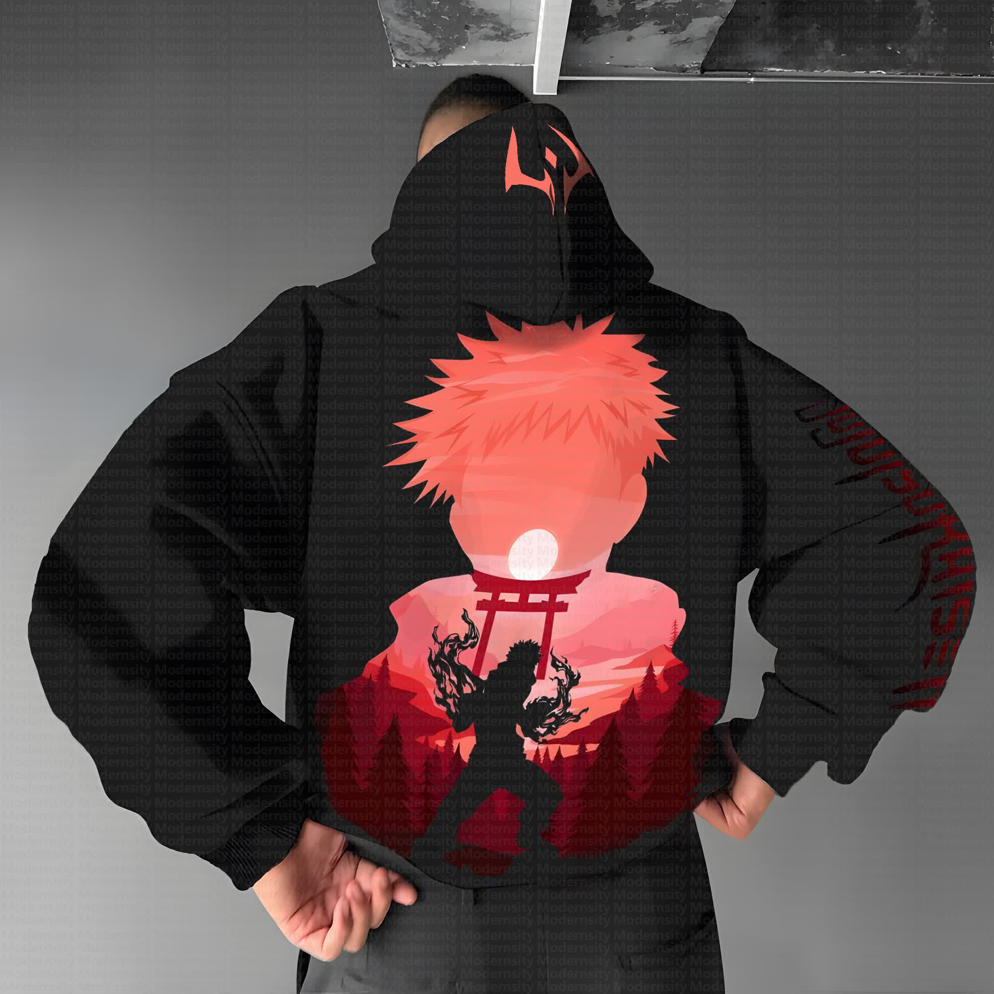 Unisex “JJK” Anime Graphic Streetwear Vintage Hoodie