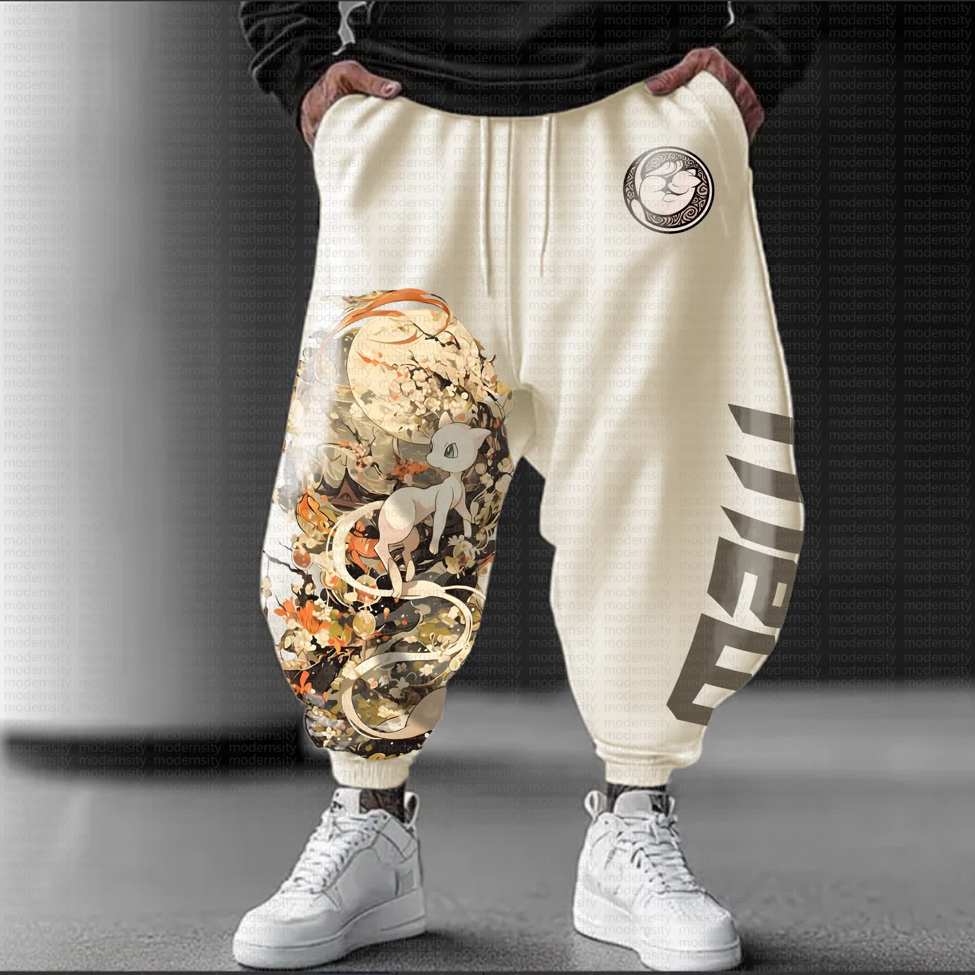 Unisex  “Pokémon” Casual Anime Streetwear Pants