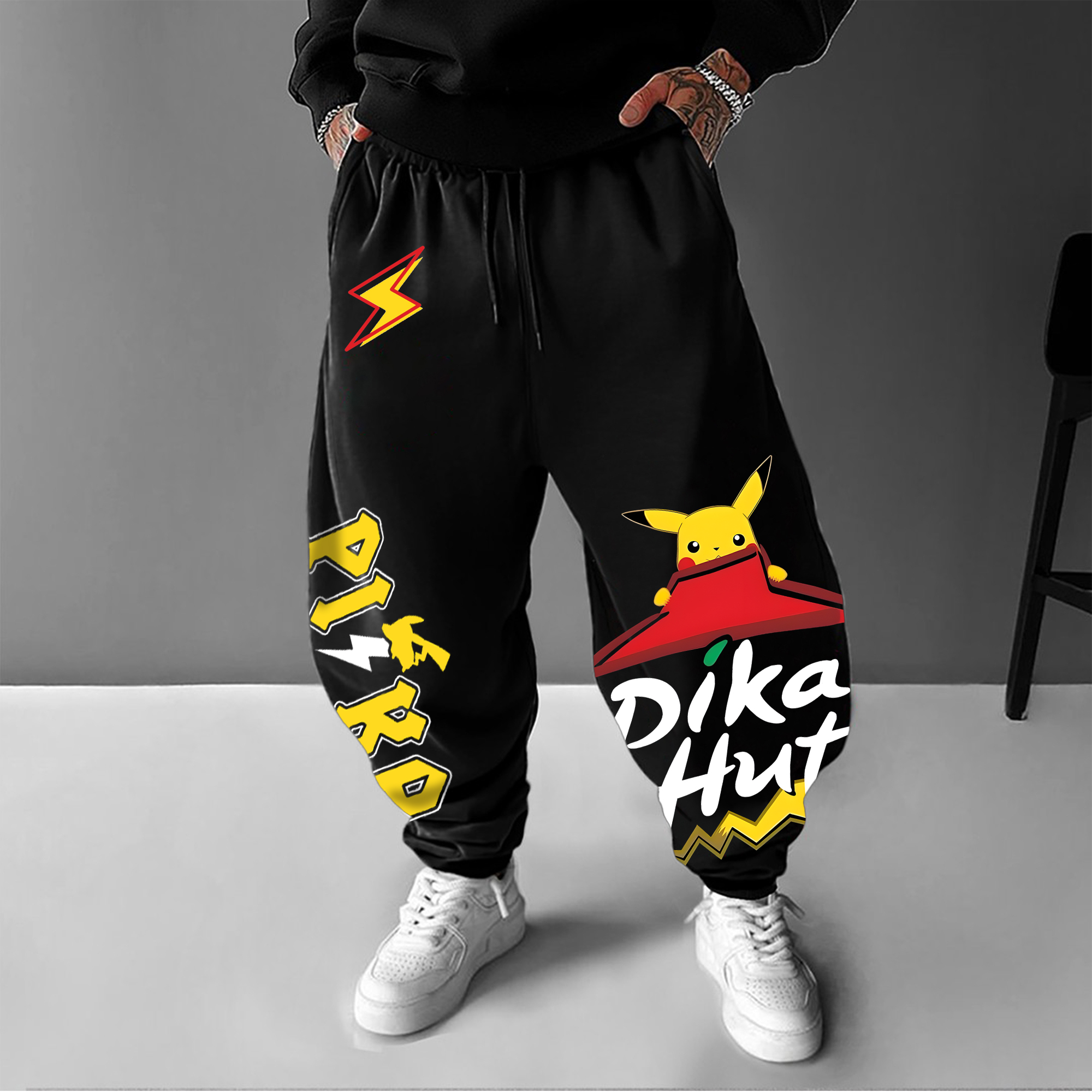 Unisex Casual Anime Streetwear Pants
