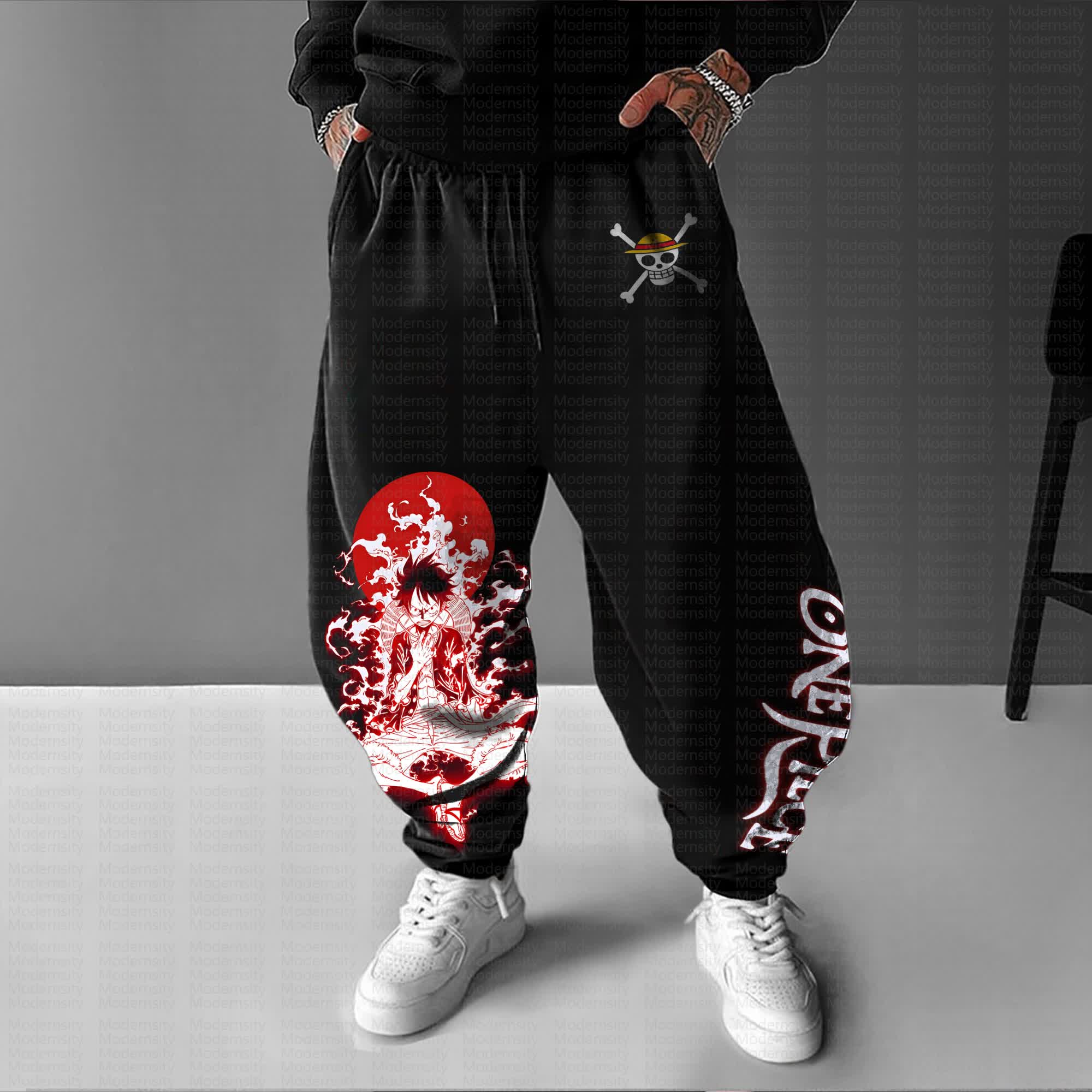 Unisex “One Piece”Anime Printed Gift Oversized Harem Pants