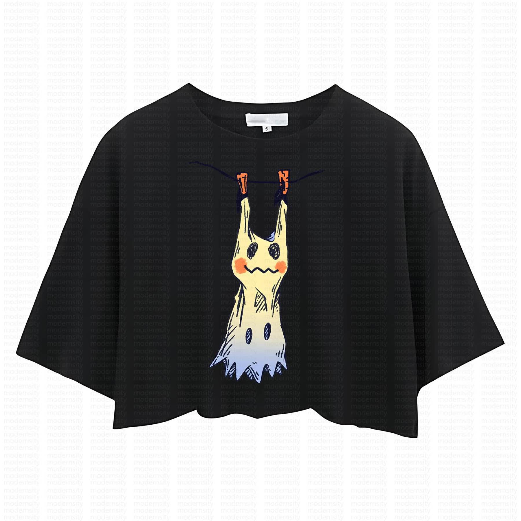 Cute and playful "Pokémon" summer women's cropped top