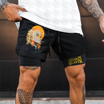 Unisex  Casual Anime Streetwear Shorts