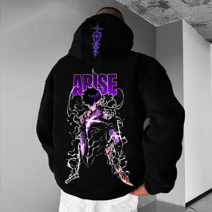 Unisex Anime Graphic Streetwear Vintage Hoodie