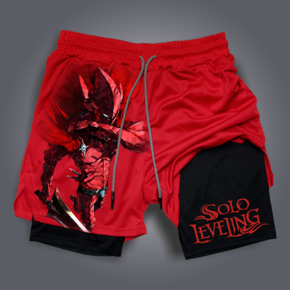 Solo Leveling Unisex Casual Anime Streetwear Shorts