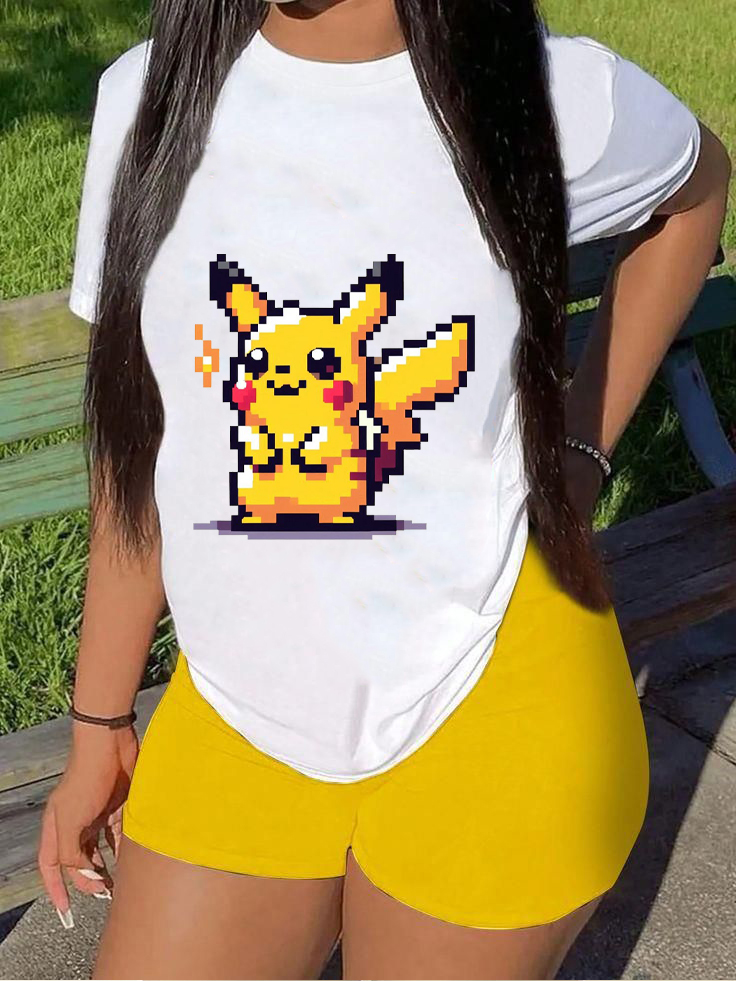 Unisex "Pokémon" Anime Inspired Vintage T-Shirt