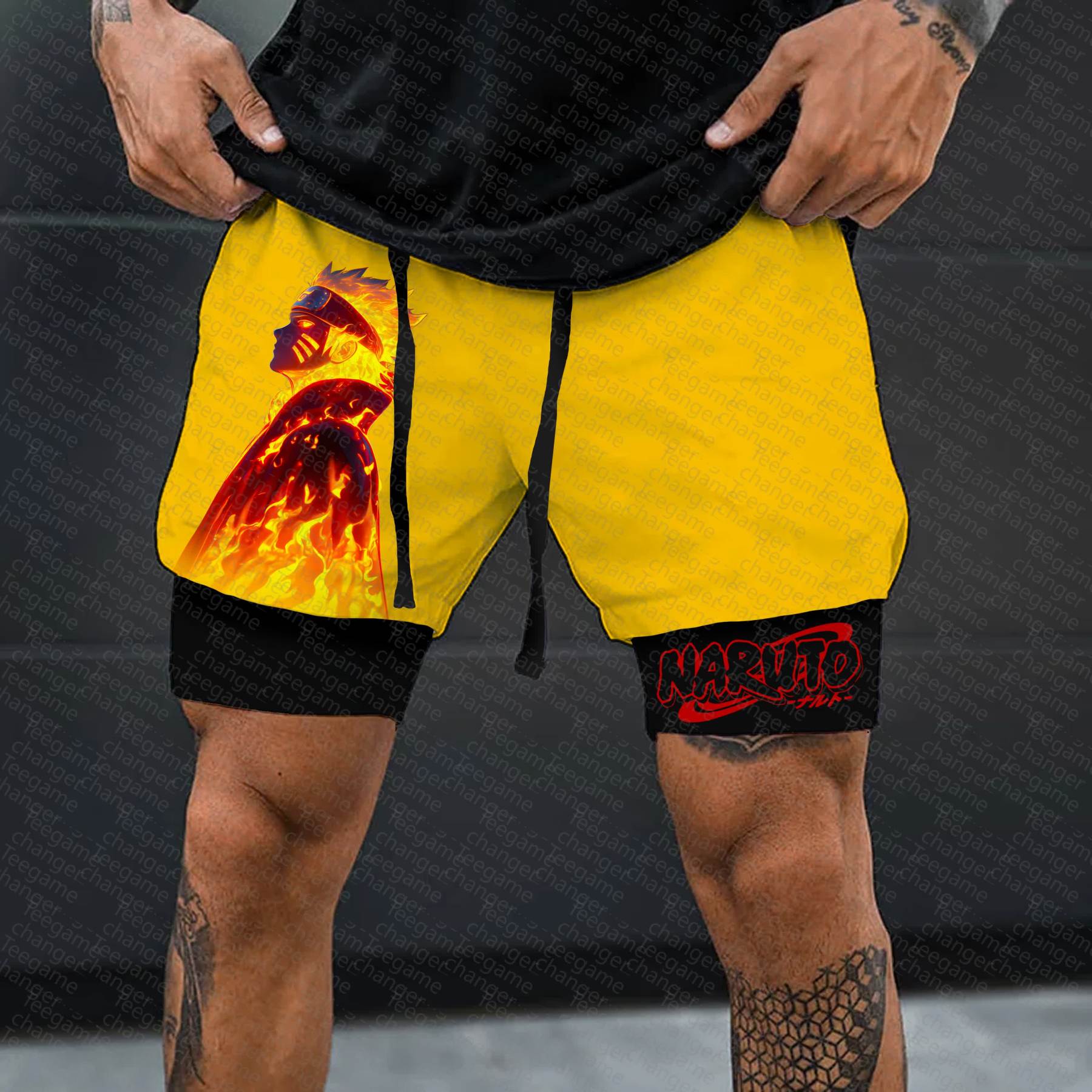 Unisex  “NARUTO” Casual Anime Streetwear Shorts