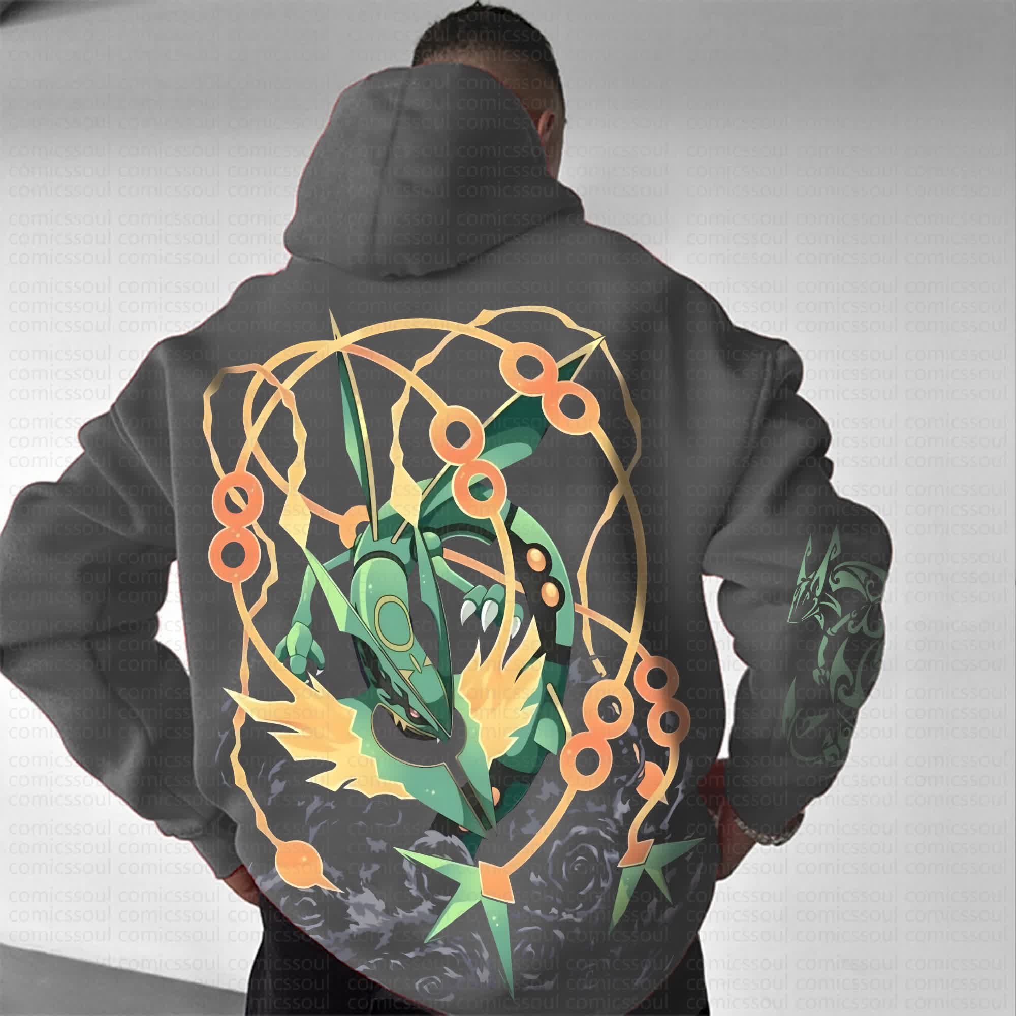 Unisex “Pokémon” Anime Graphic Streetwear Vintage Hoodie