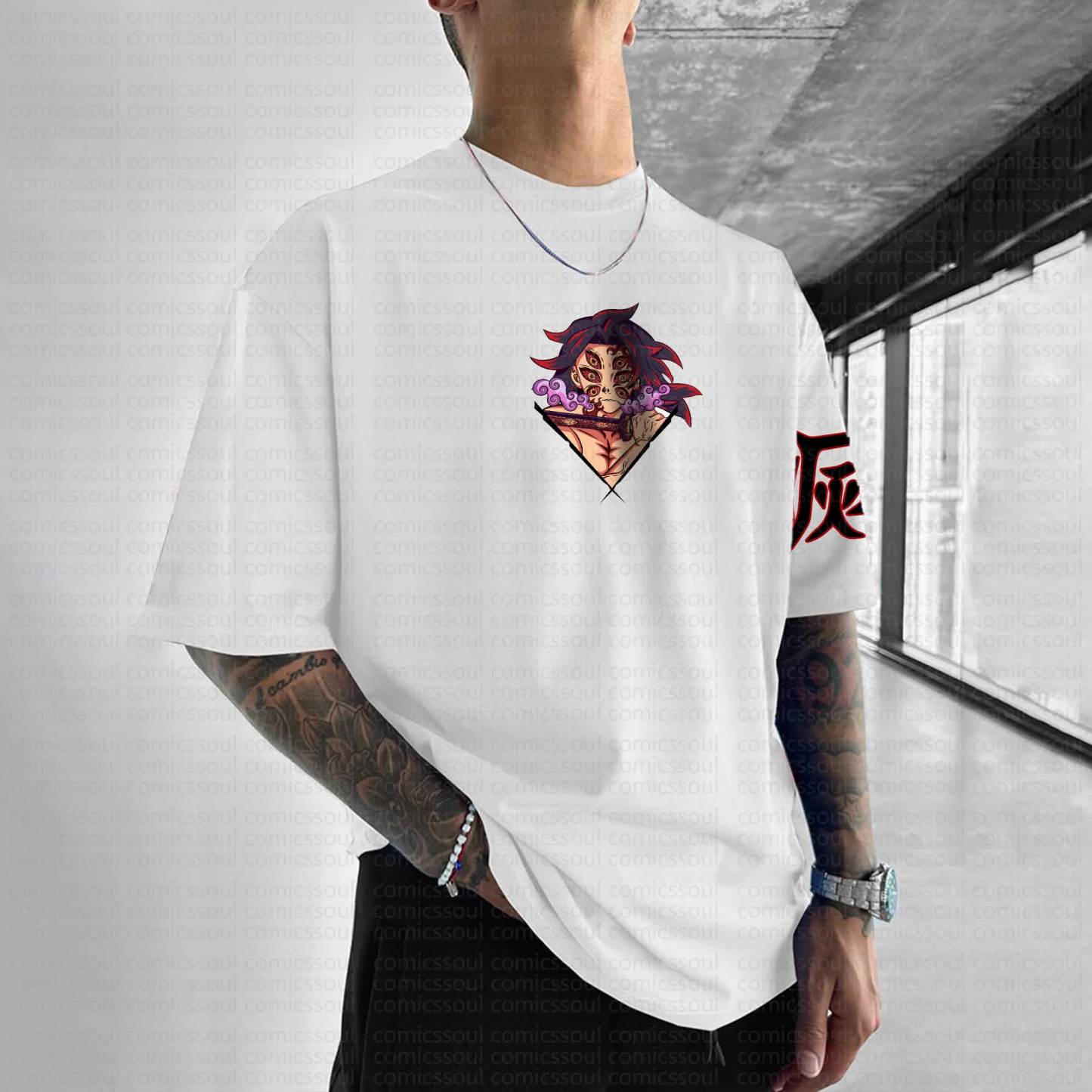 Unisex Anime Inspired Vintage T-Shirt丨Demon Slayer X Pokémon