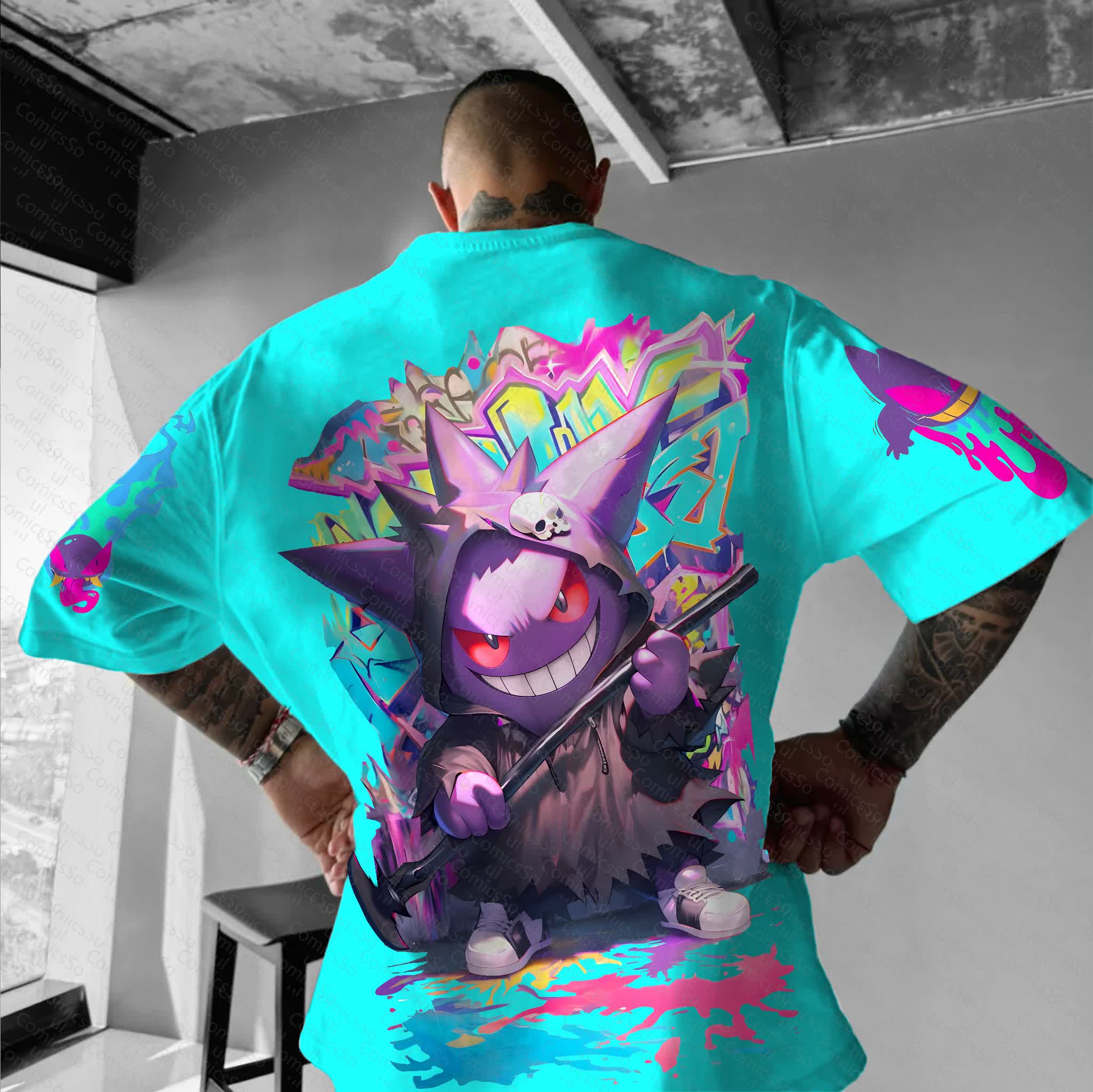 Unisex  "Pokémon" Anime Inspired Vintage T-Shirt