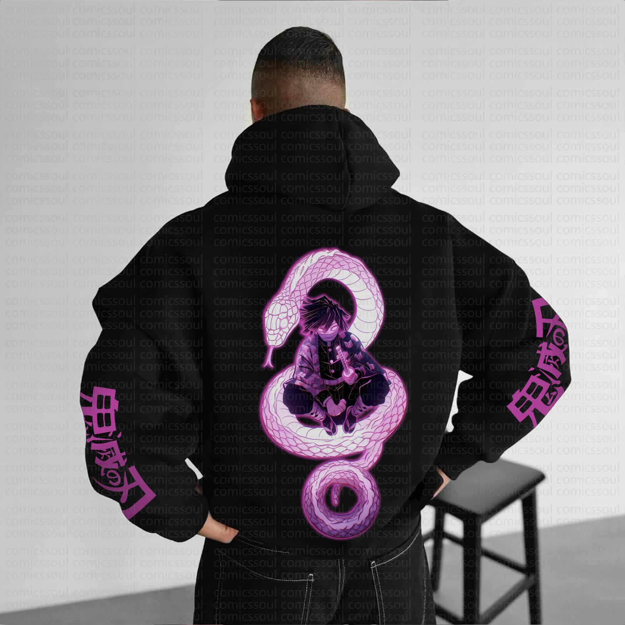 Unisex Anime Graphic Streetwear Vintage Hoodie丨Demon Slayer