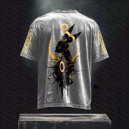 Unisex Anime Inspired Vintage T-Shirt丨 Pokémon