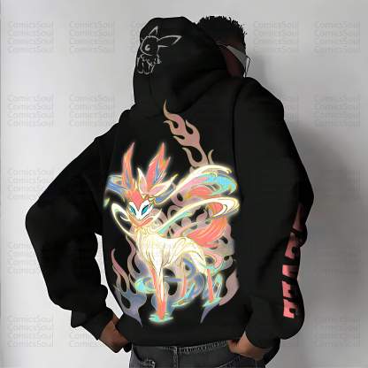 Unisex “Pokémon” Anime Graphic Streetwear Vintage Hoodie