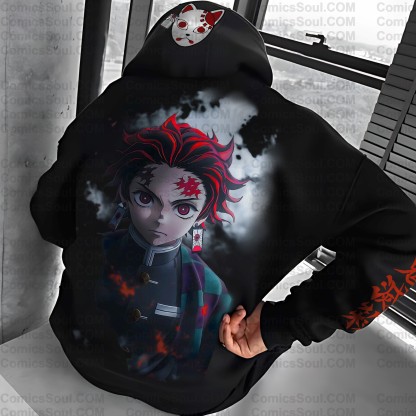 Unisex “ Demon slayer   ” Graphic Streetwear Vintage Hoodie