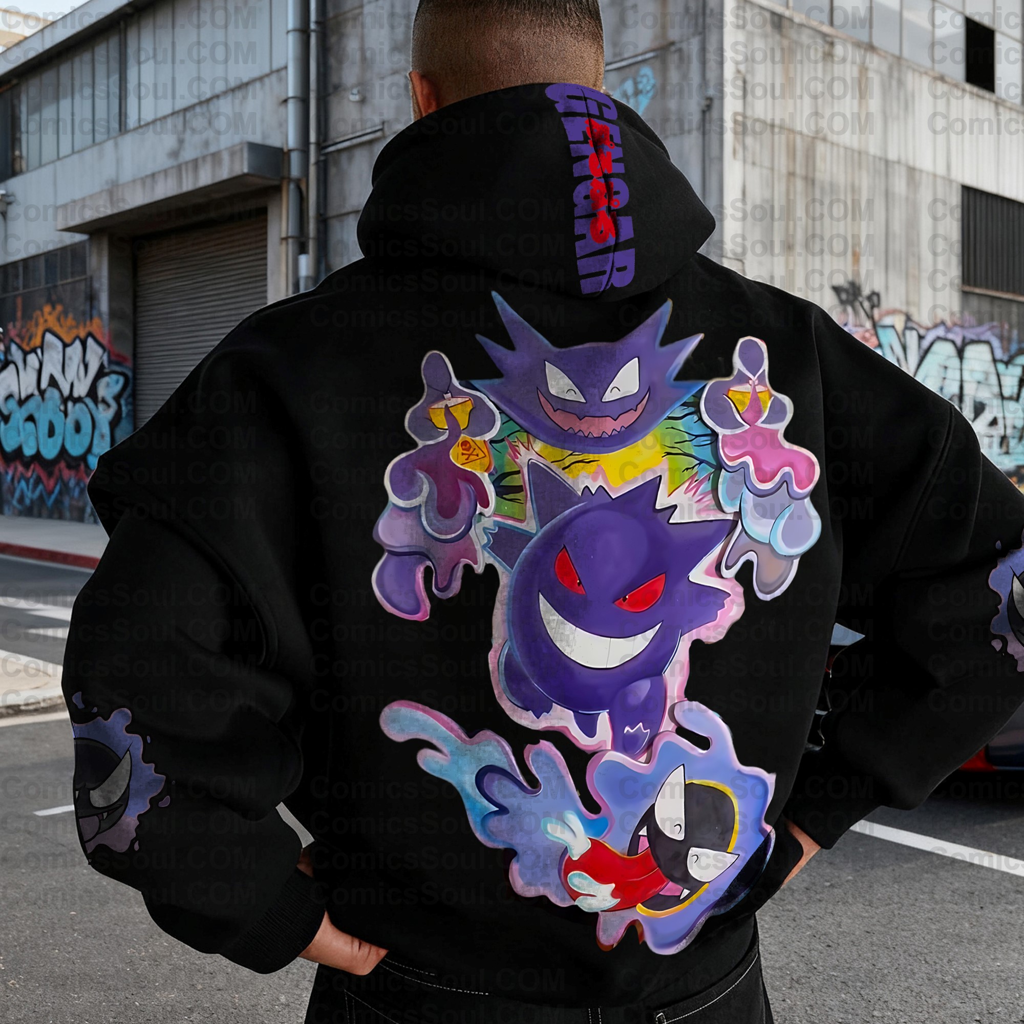 Unisex Anime Graphic Streetwear Vintage Hoodie