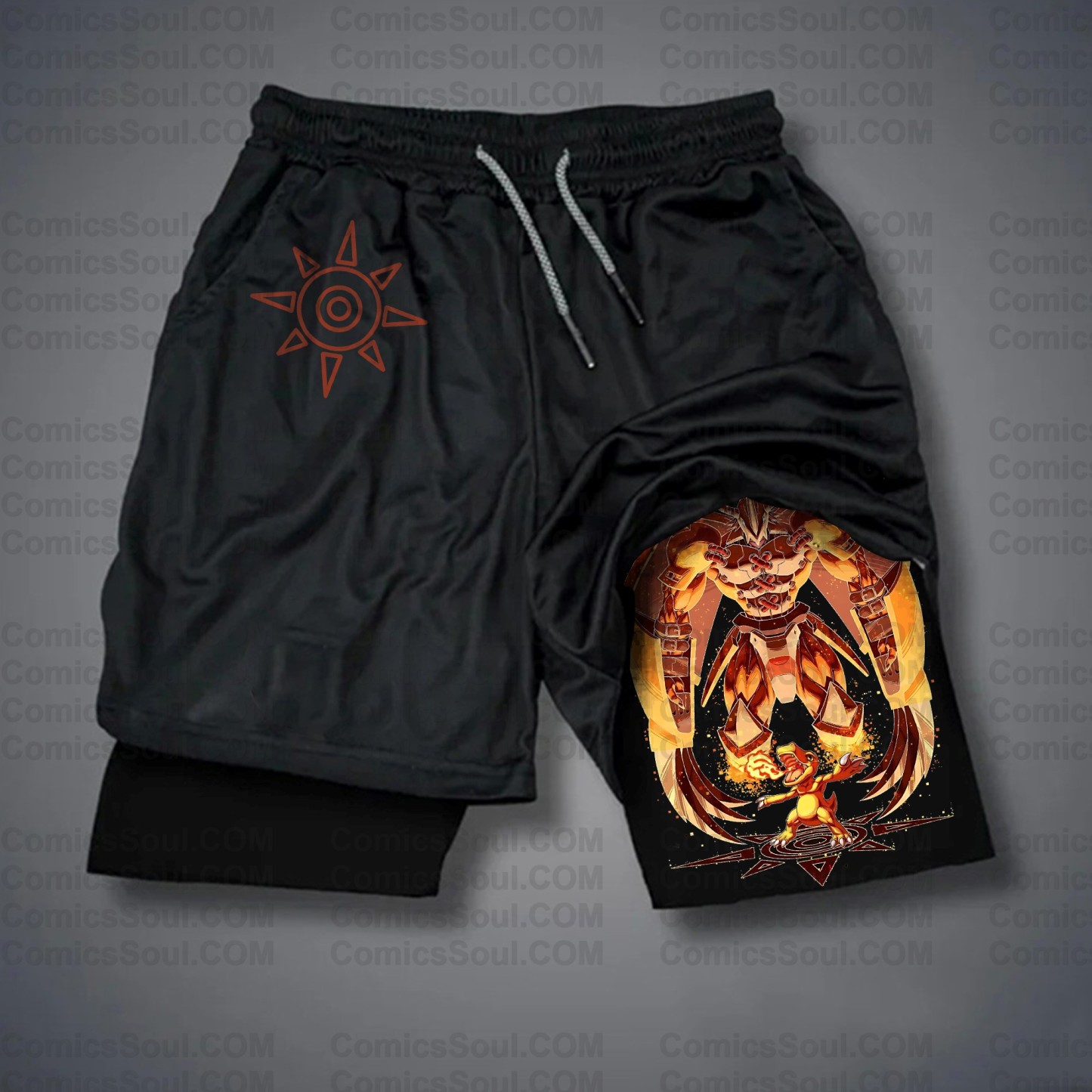 Unisex “Pokémon” Casual Anime Streetwear Shorts