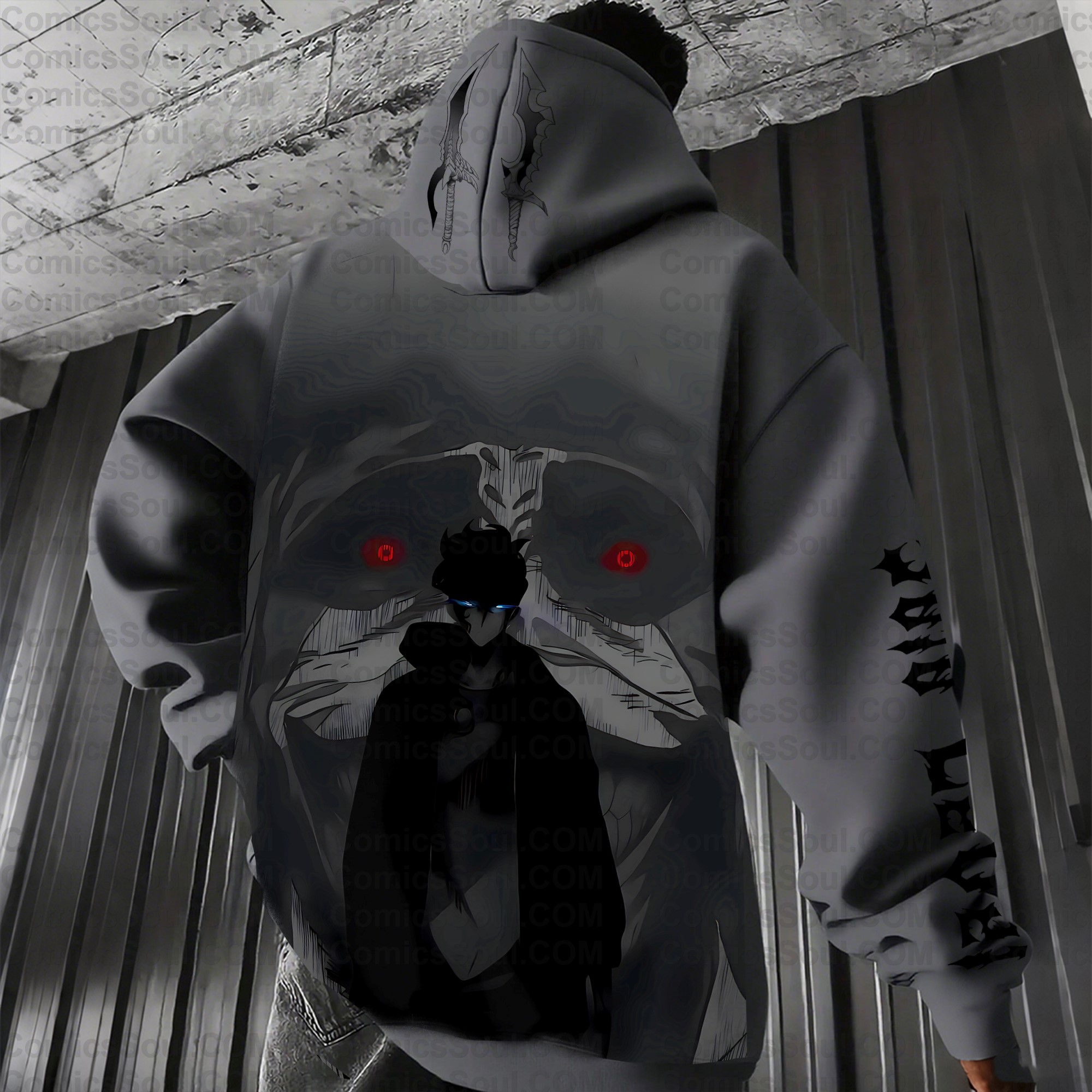 Unisex Anime Graphic Streetwear Wintage Plush Hoodie