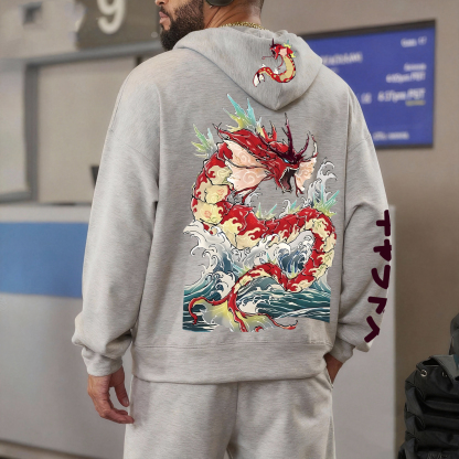 Unisex Graphic Streetwear Vintage Zipper Cardigan Plush Hoodie