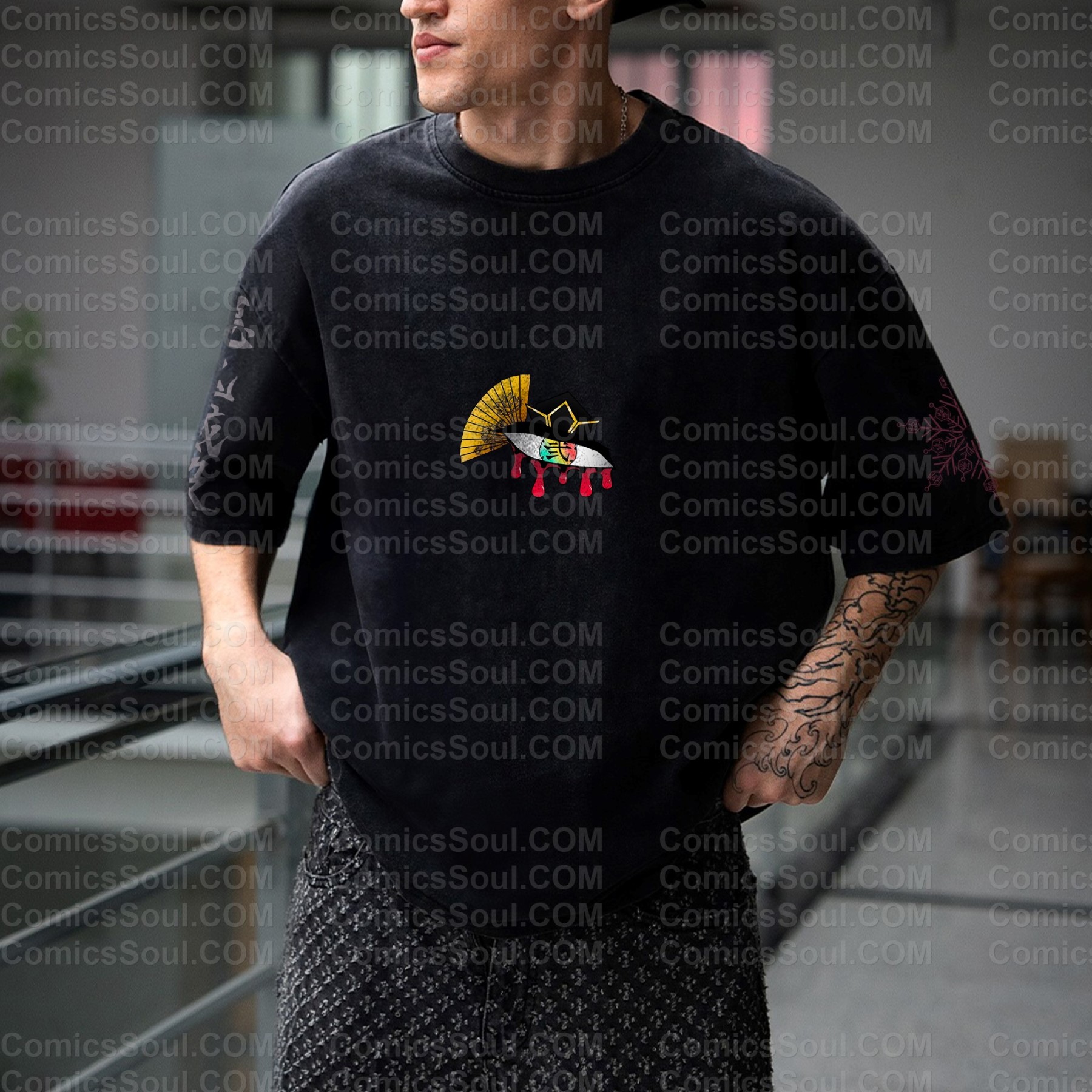 Unisex Anime Inspired Vintage T-Shirt| KNY