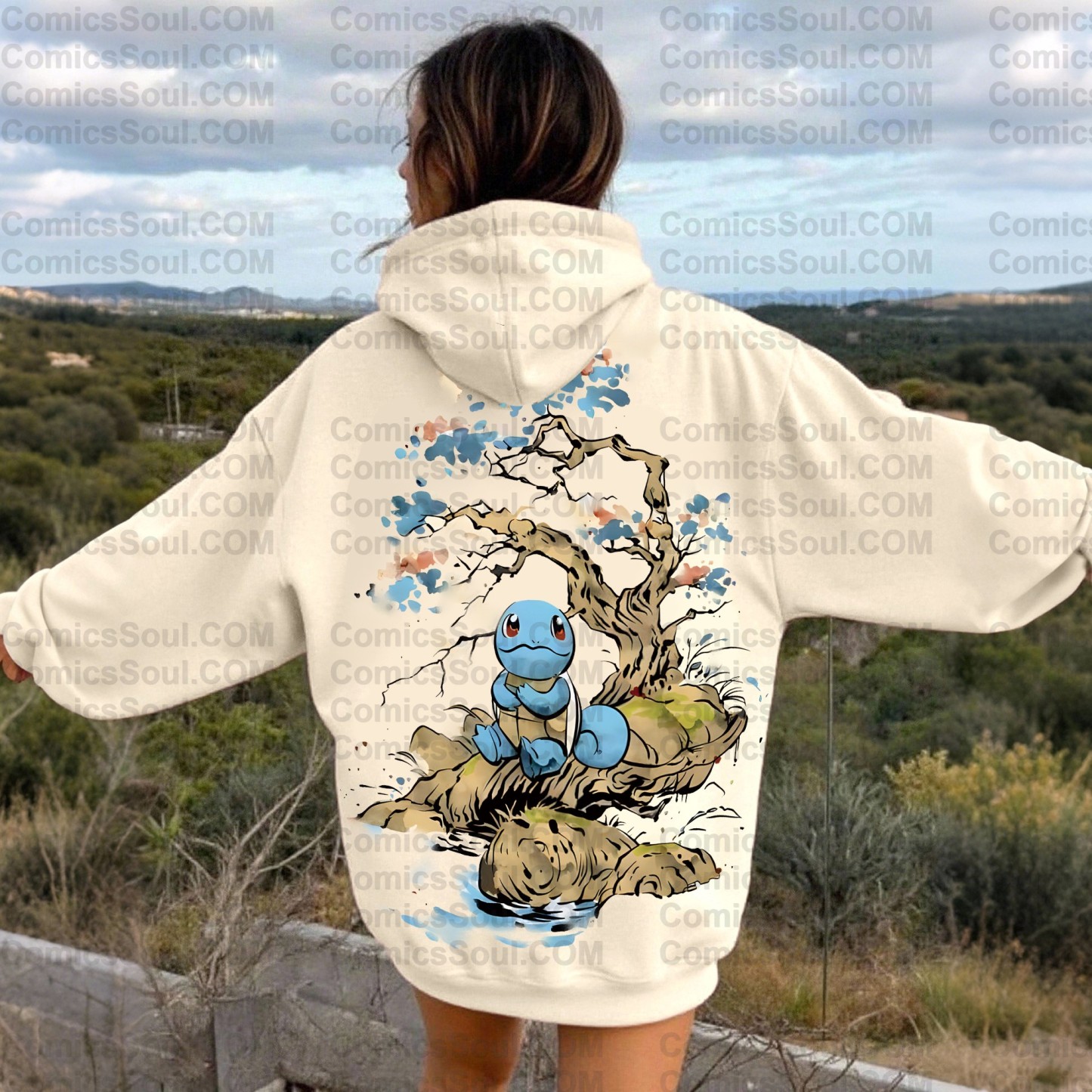 Unisex “Pokémon” Anime Graphic Streetwear Vintage Hoodie