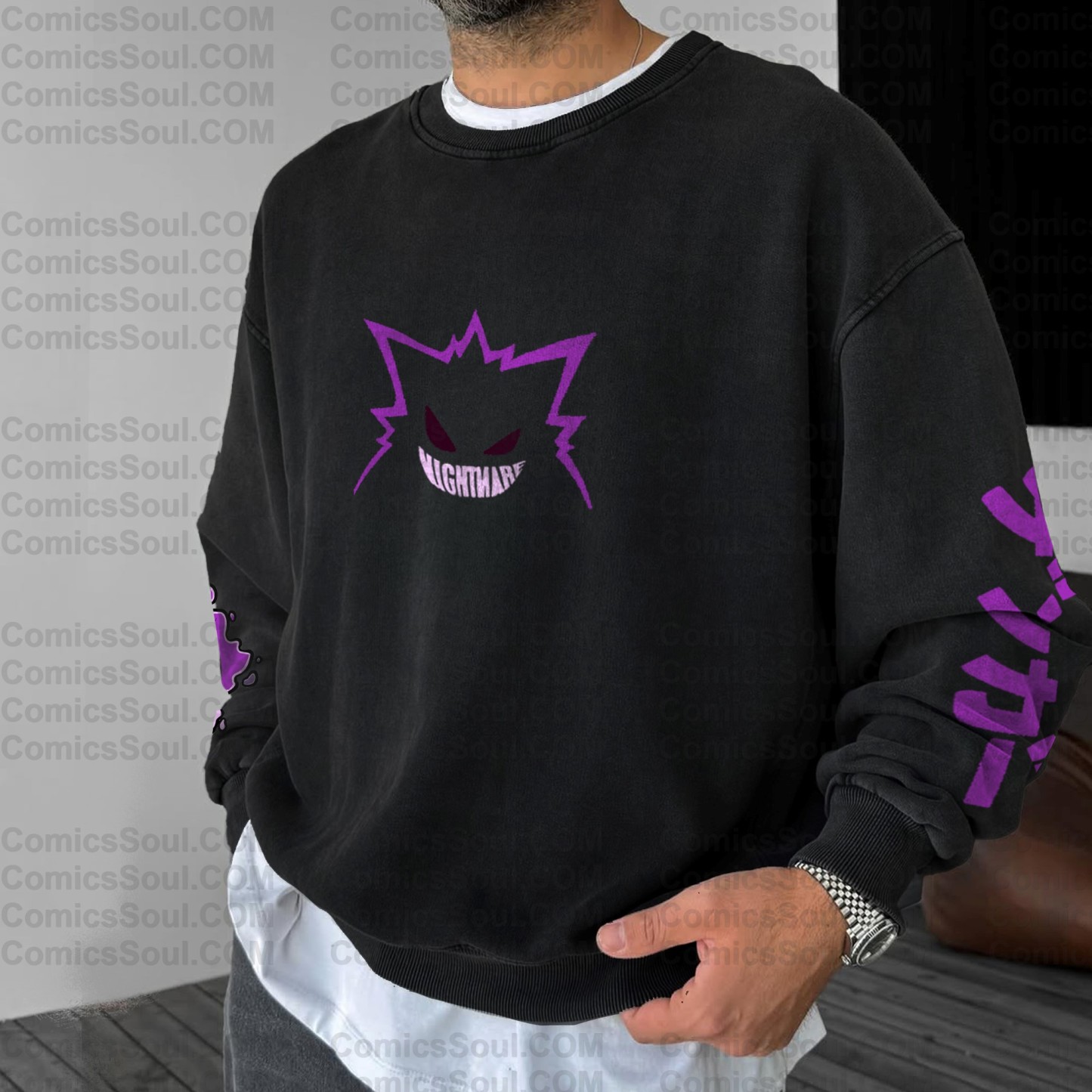 Unisex Anime Inspired Vintage Sweatshirt