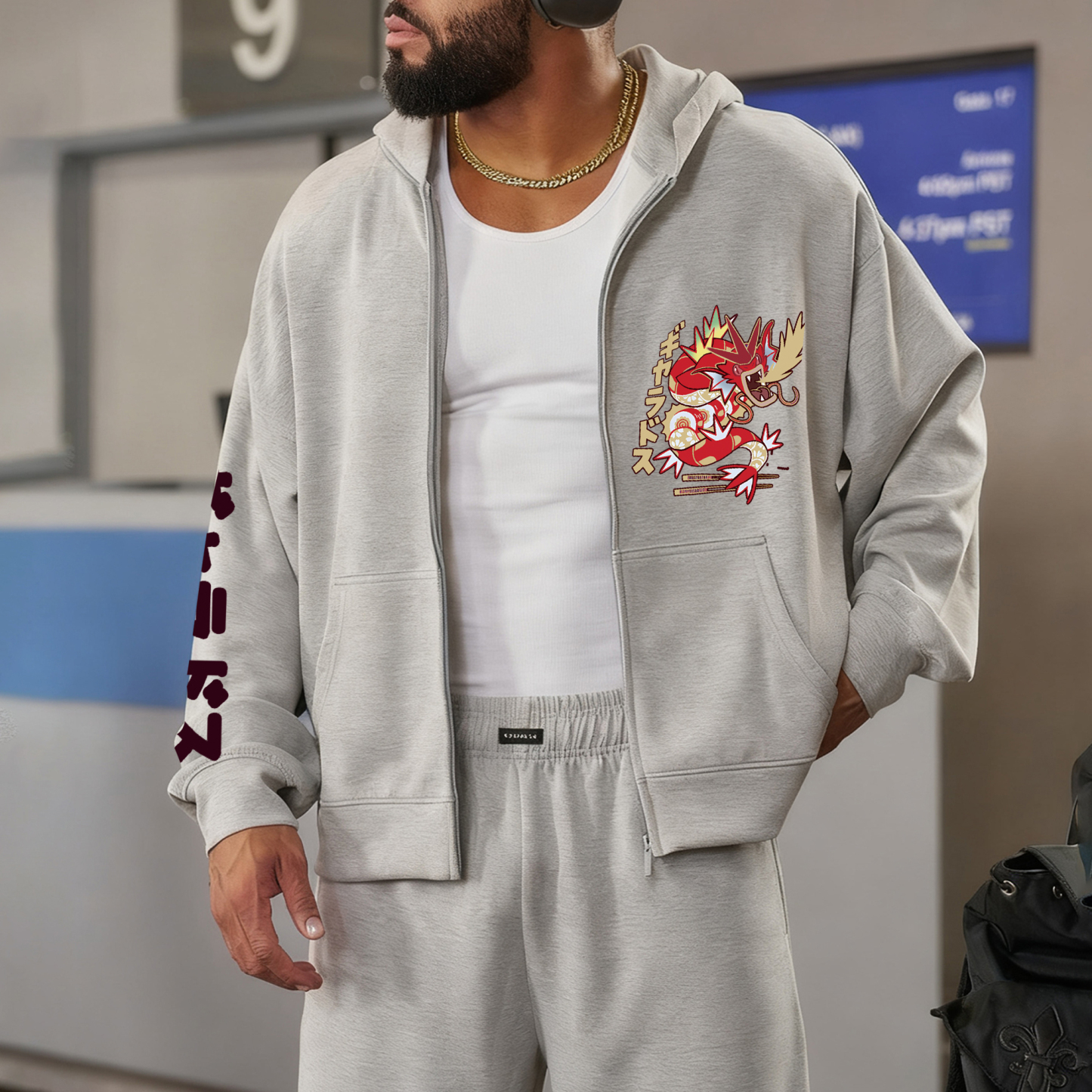 Unisex Graphic Streetwear Vintage Zipper Cardigan Plush Hoodie