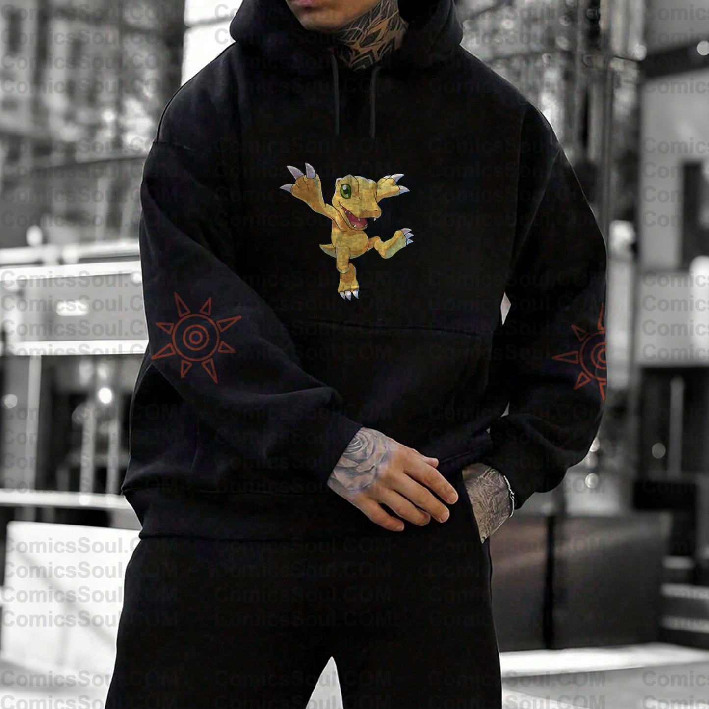 Unisex Anime Graphic Streetwear Vintage Hoodie