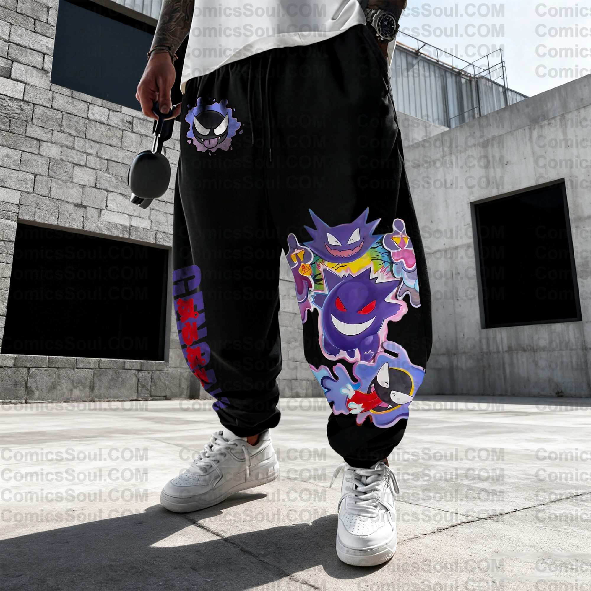 Unisex Casual Anime Streetwear Pants