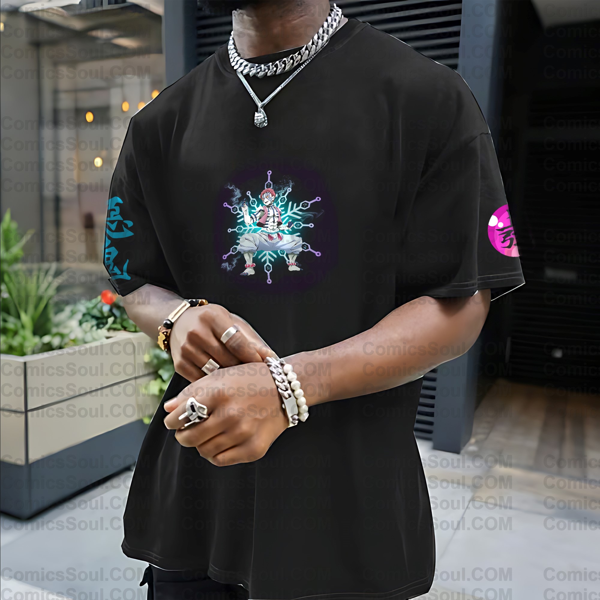 Unisex  " Demon slayer " Anime Inspired Vintage T-Shirt