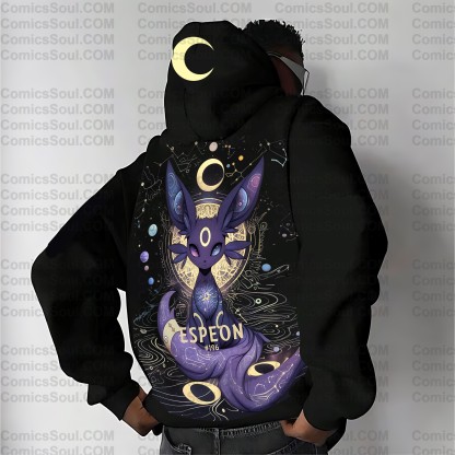 (Pokemon)Plus Velvet Unisex Anime Graphic Streetwear Vintage Hoodie
