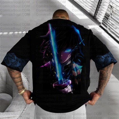 Unisex  " Demon slayer " Anime Inspired Vintage T-Shirt