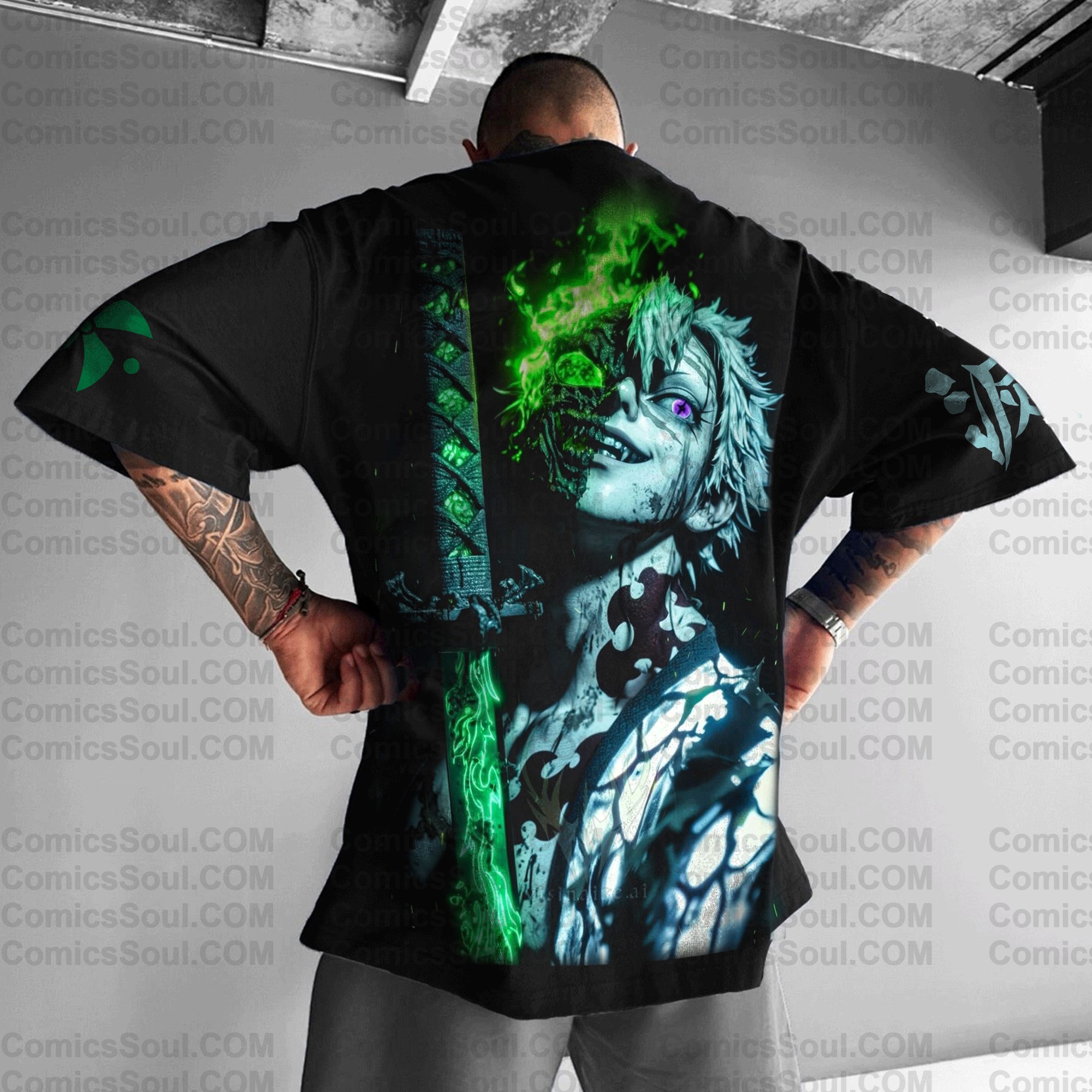 Unisex  " Demon slayer " Anime Inspired Vintage T-Shirt