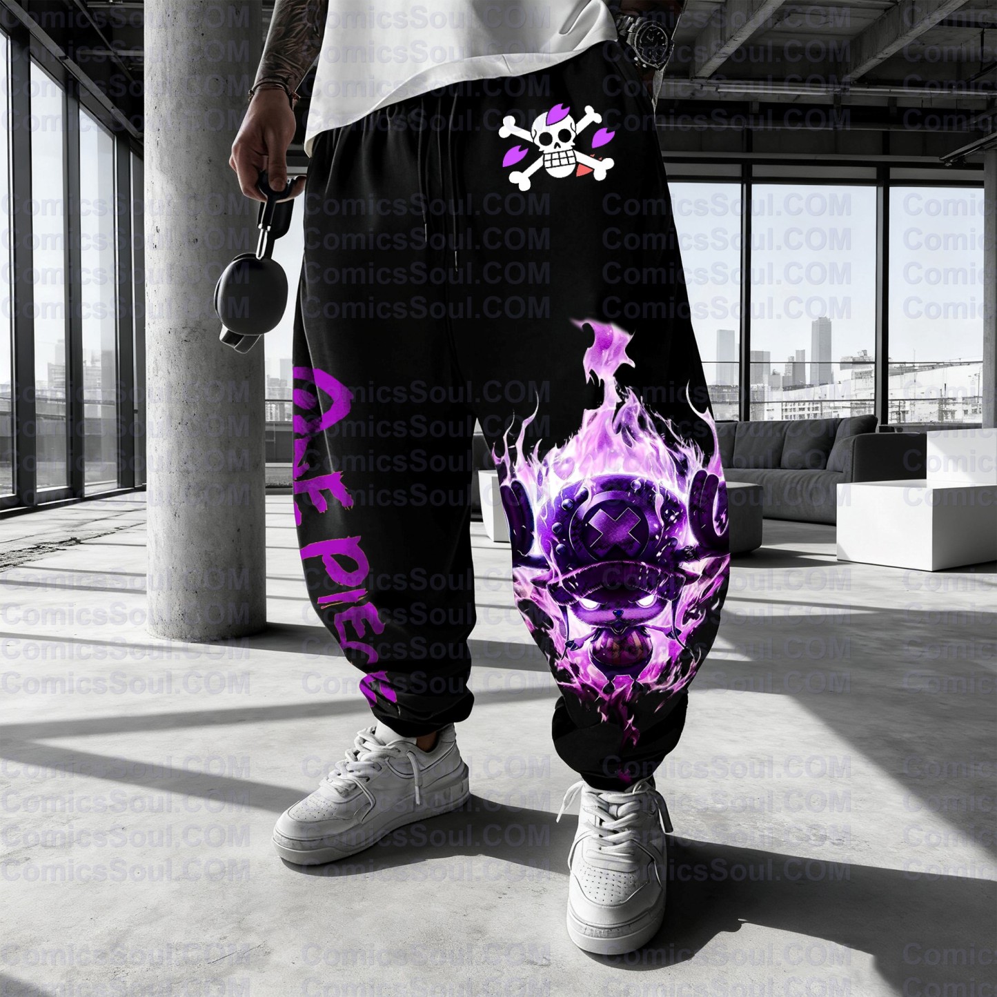 Unisex Casual Anime Streetwear Pants