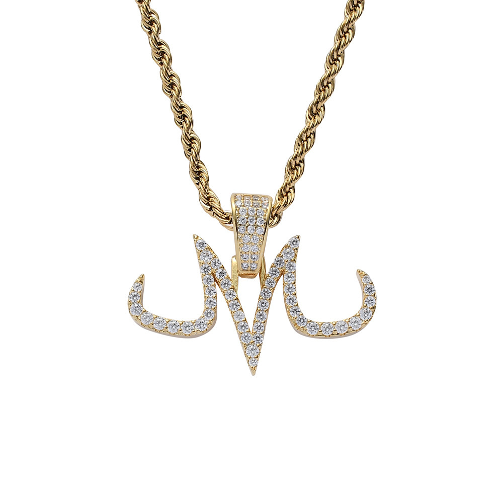 Unisex Anime-related Letter M Necklace