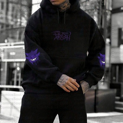 Unisex Anime Graphic Streetwear Vintage Hoodie