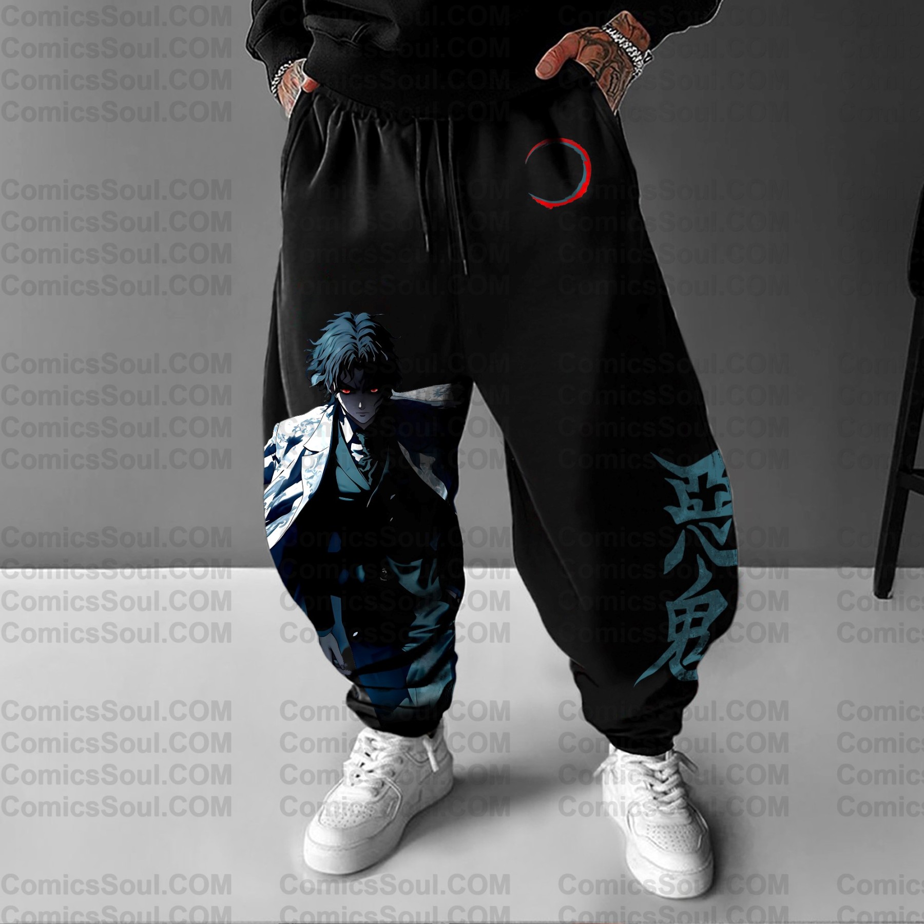 Unisex Anime Inspired Vintage Pants丨Demon slayer