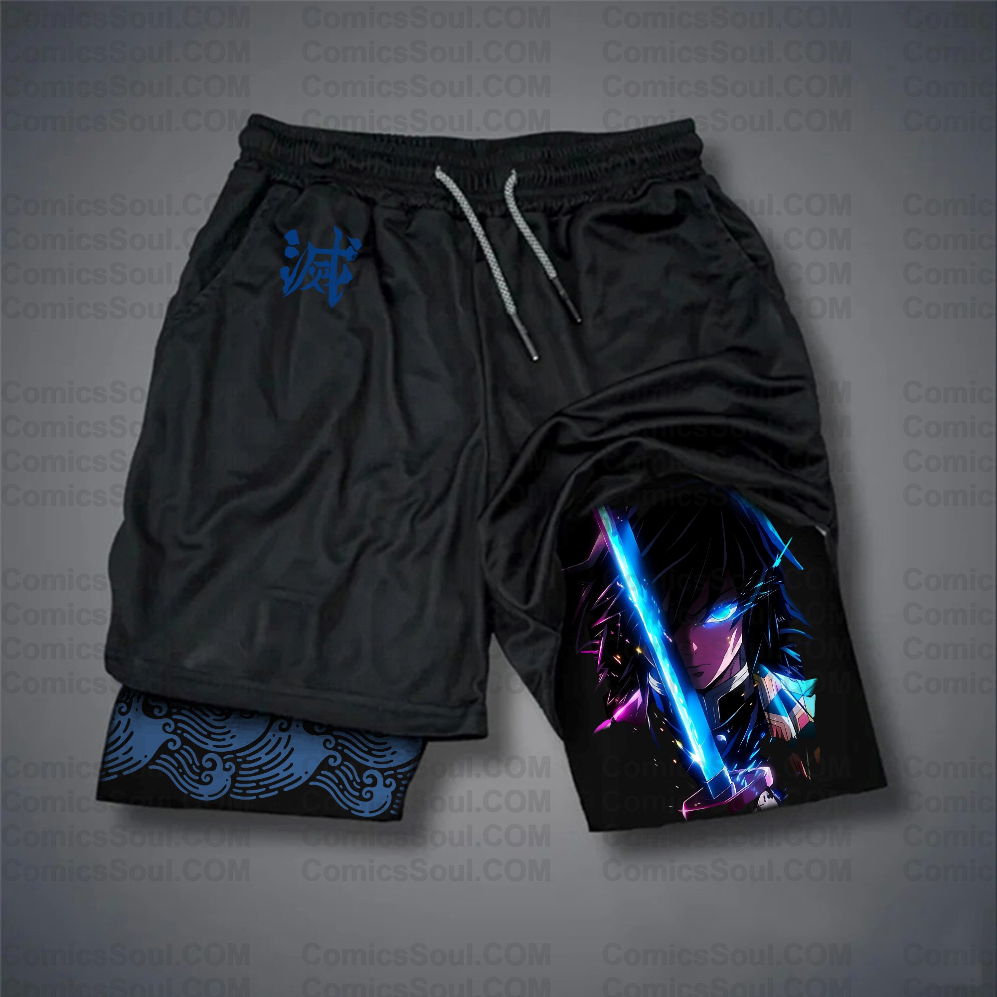 Unisex “ Demon slayer” Casual Streetwear Shorts
