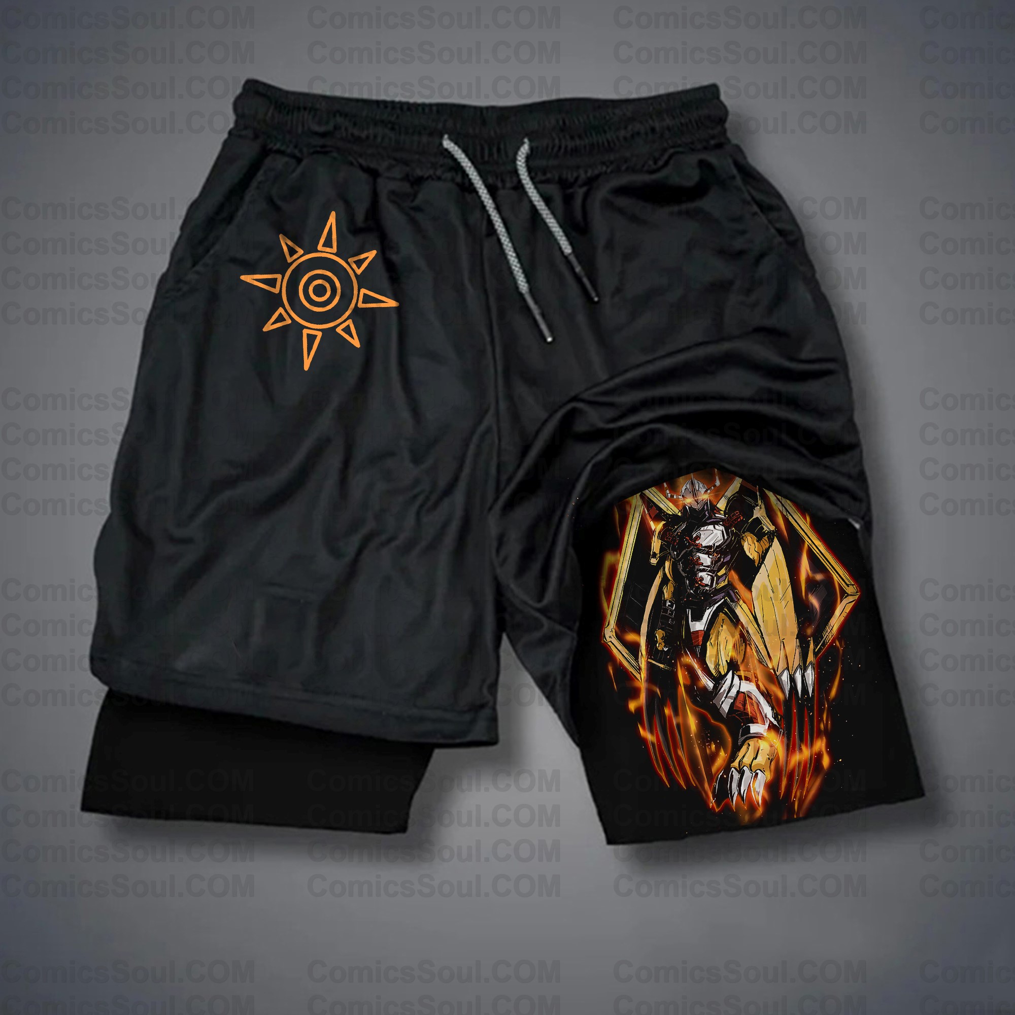 Unisex Casual Anime Streetwear Gym Shorts