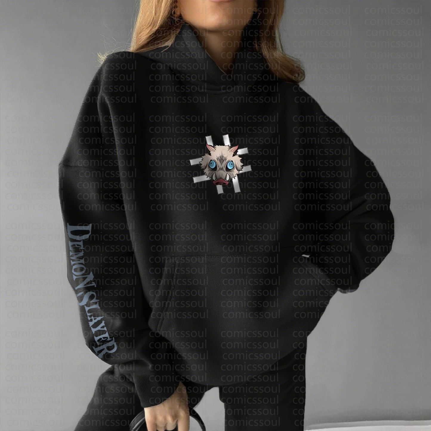 " Demon Slayer " Anime Inspired Vintage Hoodie